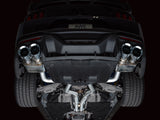 AWE 2024 Ford Mustang Dark Horse S650 RWD SwitchPath Cat-Back Exhaust w/ Quad Chrome Silver Tips - 3025-42375