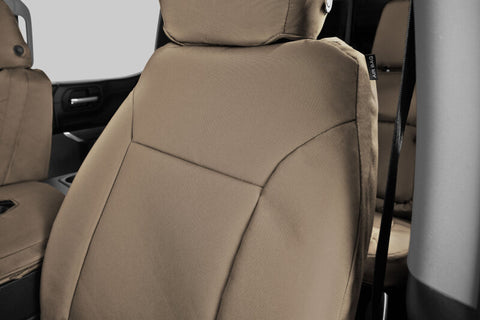 Covercraft 11-20 Dodge Durango Endura PrecisionFit Custom Front Row Seat Covers - Tan/Tan - GTJ1699ABENTT