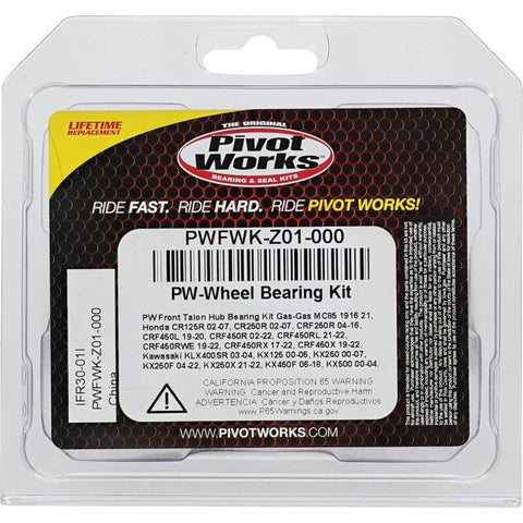 Pivot Works 22-23 Gas-Gas MC85 1714 Front Talon Hub Bearing Kit - PWFWK-Z01-000