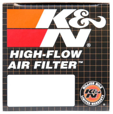 K&N Filter Universal Rubber Filter Oval Tapered 4in Base O/S L x 3.5in Top O/S L x 2.75in H - RU-1820