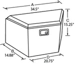 Lund Universal Challenger Specialty Tool Box - Brite - 6134