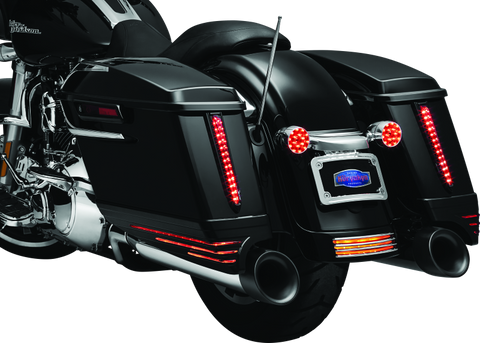 Kuryakyn Rear Fender Accents FLHX & FLTR Models Chrome - 7797