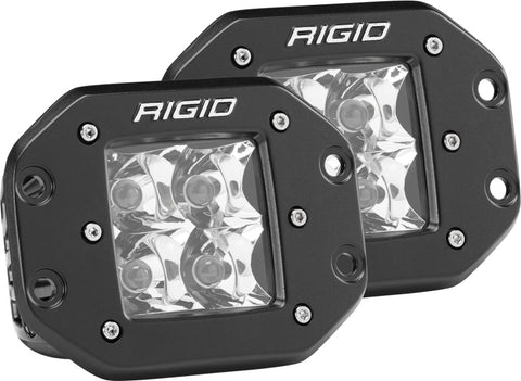 Rigid Industries Dually - Flush Mount - Spot - Set of 2 - 212213