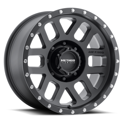 Method MR306 Mesh 18x9 -12mm Offset 8x170 130.81mm CB Matte Black Wheel - MR30689087512N
