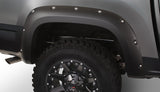 Bushwacker 15-18 Chevy ado Fleetside Pocket Style Flares 4pc 74.0in Bed - Black - 40970-02