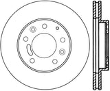 Centric Mazda Premium Brake CryoStop Rotor - 120.45045CRY