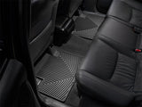 WeatherTech 05-13 Toyota Tacoma Crew Cab Rear Rubber Mats - Black - W136