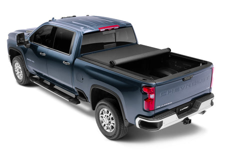 Lund 07-17 Chevy Silverado 1500 (5.5ft. Bed) Genesis Elite Roll Up Tonneau Cover - Black - 96892