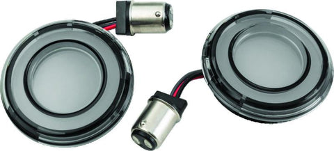 Kuryakyn Tracer L.E.D. Turn Signal Inserts Red/Red Smoke Lens Rear - 2905