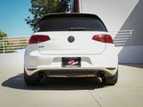 aFe MACH Force-Xp 3in to 2-1/2in Stainless Steel Axle-Back Black Exhaust - 15-17 Volkswagen GTI - 49-36417-B