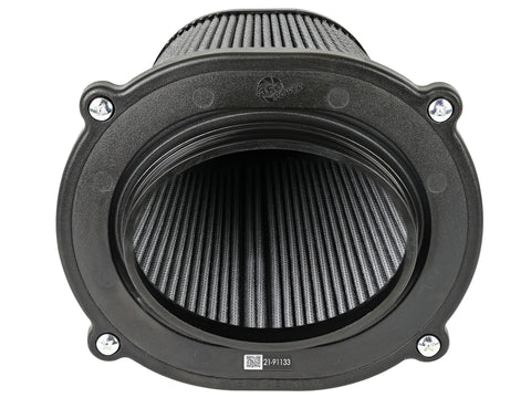 aFe Quantum Pro DRY S Air Filter Inverted Top - 5.5inx4.25in Flange x 9in Height - Dry PDS - 21-91133