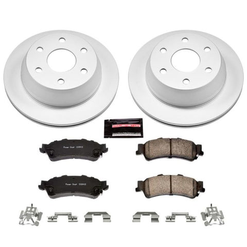 Power Stop 03-05 Chevrolet Astro Rear Z17 Evolution Geomet Coated Brake Kit - CRK2018