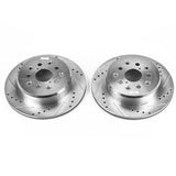 Power Stop 93-97 Lexus GS300 Rear Evolution Drilled & Slotted Rotors - Pair - JBR717XPR