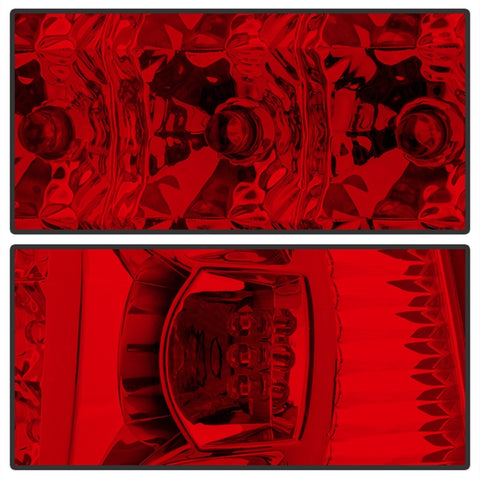 xTune Ford F150 Styleside 97-03 Super Duty 99-07 LED Tail Lights Red Smoke ALT-ON-FF15097-LED-RC - 5034076