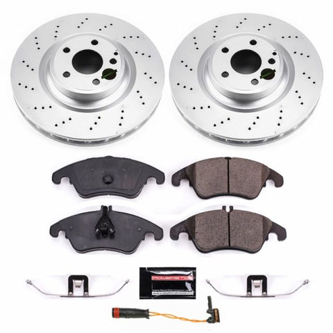 Power Stop 17-18 Mercedes-Benz SLC300 Front Z23 Evolution Sport Coated Brake Kit - CRK6893