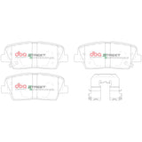 DBA 10-16 Hyundai Genesis Coupe 2.0L/3.8L Rear SP Performance Brake Pads - DB2178SP