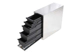 Dee Zee Universal Tool Box - Wheel Well Box With Drawers (Aluminum) - DZ95DA