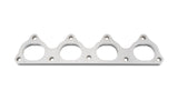 Vibrant T304 SS Exhaust Manifold Flange for Honda/Acura D-series motor 3/8in Thick - 1460D