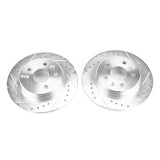 Power Stop 17-19 Chevrolet Bolt EV Rear Evolution Drilled & Slotted Rotors - Pair - AR82178XPR