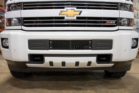 Wehrli 15-19 Chevrolet Silverado HD 6.6L LML/L5P Duramax Bumper Grille - Fine Texture Black - WCF100290-FTB