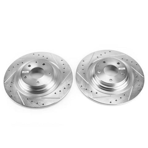 Power Stop 16-18 Mazda CX-9 Rear Evolution Drilled & Slotted Rotors - Pair - JBR1742XPR