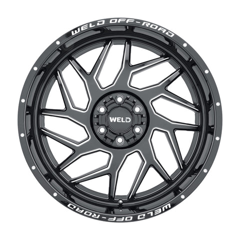 Weld Off-Road W117 20X10 Fulcrum 8X165.1 ET13 BS6.00 Gloss Black MIL 125.1 - W11700082600