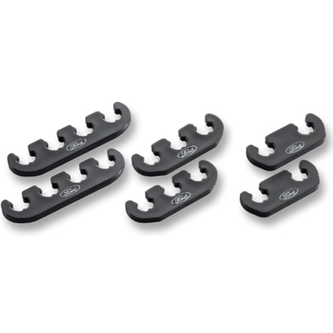 Ford Racing Wire Dividers 4 to 3 to 2 - Black w/ White Ford Logo - 302-641