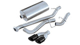 Corsa 1999-2006 GMC Sierra 4.8L V8 3in Cat-Back Single Side w Twin 4in Black Pro-Series Tips - 14260BLK