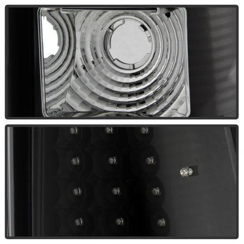 xTune Chevy Silverado 1500/2500/3500 99-02 LED Tail Lights Black ALT-ON-CS99-LED-BK - 5008817