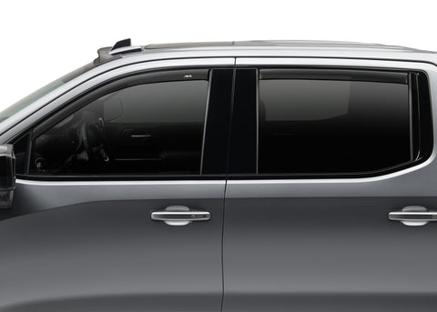 AVS 20-21 Chevrolet Silverado 2500 HD Crew Cab Ventvisor Low Profile Deflectors 4pc - Smoke - 894091