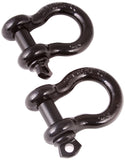 Rugged Ridge Black 1in D-Shackles - 11235.06
