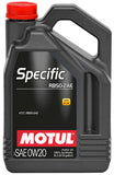 Motul 5L OEM Synthetic Engine Oil ACEA A1/B1 Specific RBS0-2AE 0W20 - 106045