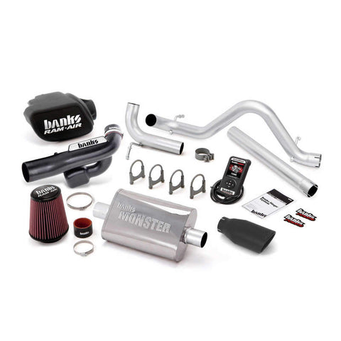 Banks Power 12-14 Jeep 3.6L Wrangler - 4dr Stinger Sys w/ AutoMind - SS Single Exhaust w/ Black Tip - 51349-B