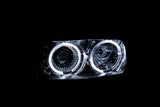 ANZO 1999-2006 Gmc Sierra 1500 Projector Headlights w/ Halo Chrome - 111191