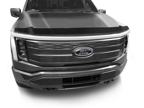 AVS 23-24 Ford F150 Lightning Aeroskin Low Profile Hood Shield - Smoke - 322223