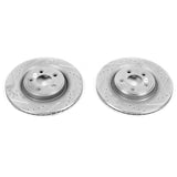 Power Stop 06-08 Jaguar S-Type Rear Evolution Drilled & Slotted Rotors - Pair - EBR1042XPR