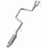 MagnaFlow 13 Hyundai Veloster 1.6L Turbo Dual Center Rear Exit Stainless Cat Back Perf Exhaust - 15215