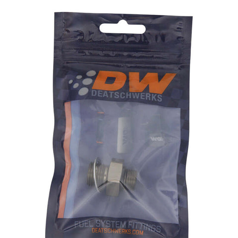 DeatschWerks 6AN ORB Male To 16 X 1.5 Metric Male (Incl O-Ring) - 6-02-0604