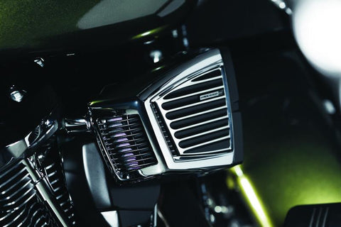 Kuryakyn Classic Faceplate Hypercharger ES Black & Chrome - 9369