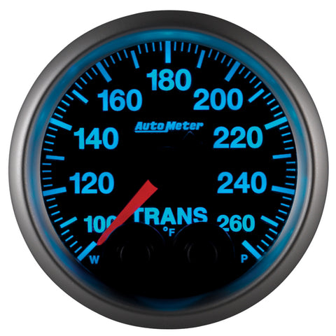 Autometer Elite 52mm 100-260 Degrees F Trans Temperature Peak and Warn Gauge w/ Electronic Control - 5658
