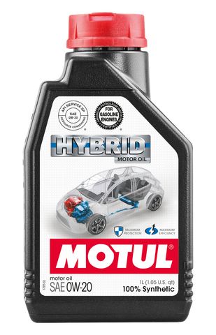Motul 1L Hybrid Synthetic Motor Oil - 0W20 - 107141