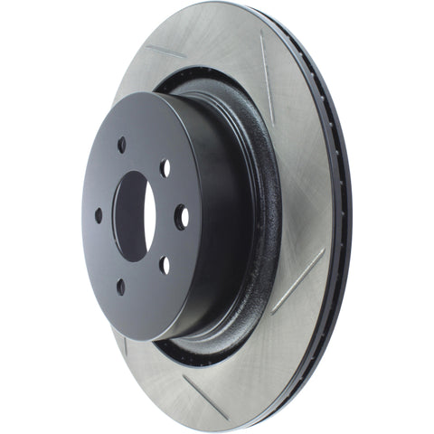 StopTech Power Slot 07-08 Infiniti G35 2WD Sport Sedan / 08-09 G37 SportStop Slotted Rear Left Roto - 126.42093SL