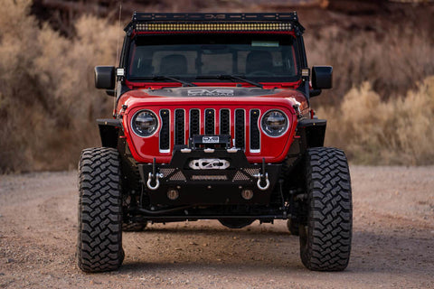 DV8 Offroad 18-22 Jeep JL & 2020-22 JT Front Modular Bumper - FBJL-02