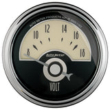 AutoMeter Gauge Voltmeter 2-1/16in. 18V Elec Cruiser Ad - 1191