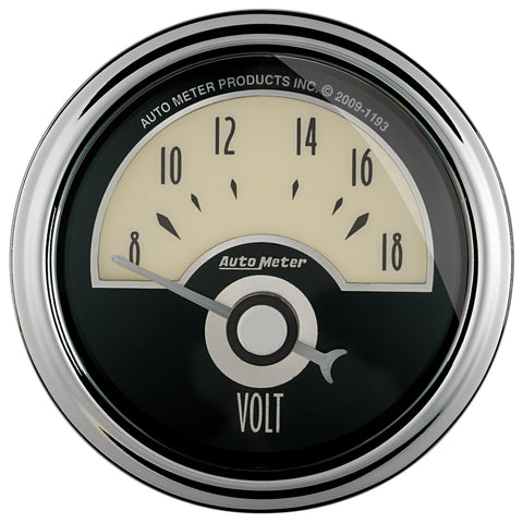 AutoMeter Gauge Voltmeter 2-1/16in. 18V Elec Cruiser Ad - 1191