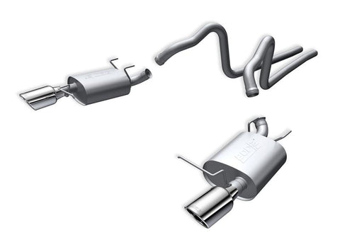 Borla 2011 Ford Mustang 3.7L 6cyl 6spd RWD SS S-Type Catback Exhaust - 140375