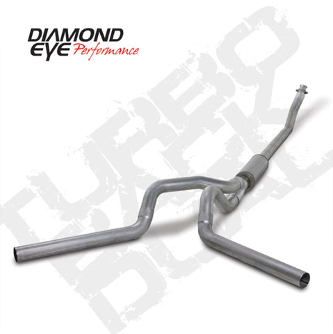 Diamond Eye KIT 4in TB DUAL AL: 94-02 DODGE CUMMINS 5.9L - K4214A