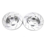 Power Stop 09-12 Hyundai Elantra Front Evolution Drilled & Slotted Rotors - Pair - JBR1136XPR