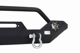 Fishbone Offroad 87-06 Jeep TJ/YJ Wrangler TJ/YJ Steel Front Bumper W/LEDs - Blk Textured Pawdercoat - FB22016