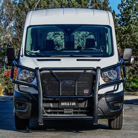 Westin 15-21 Ford Transit 150/250/350 HDX Grille Guard - Black - 57-4055